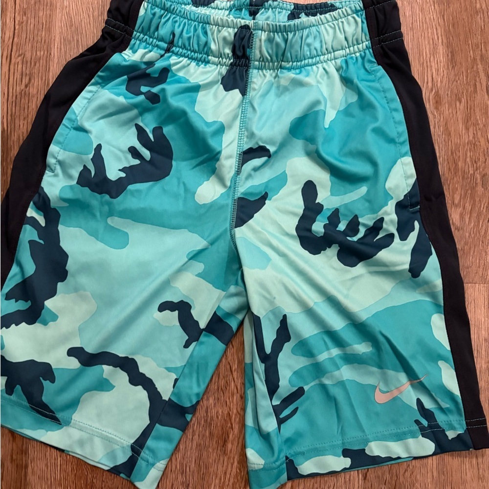 Nike Blue Patterned Dri-FIT Shorts